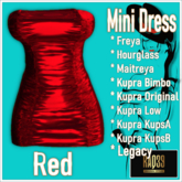[R39] Mini Dress-Red