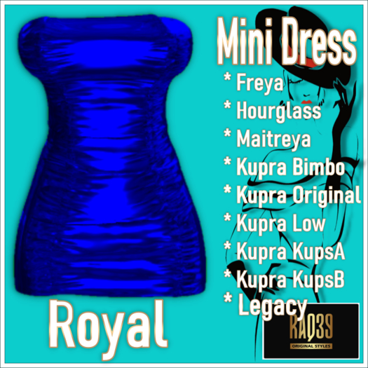 [R39] Mini Dress-Royal
