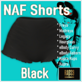 [R39] NAF Shorts-Black
