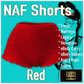 [R39] NAF Shorts-Red