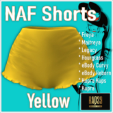 [R39] NAF Shorts-Yellow
