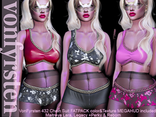 VonFyrsten 432 Chain Suit Outfit Maitreya Legacy Perky Reborn Woman's Clothes Apparel Lingerie Top Panties Chain belt