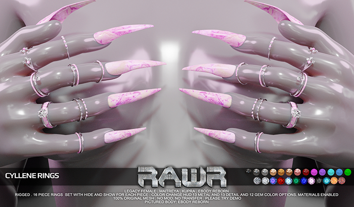 RAWR! Cyllene Rings (add me)