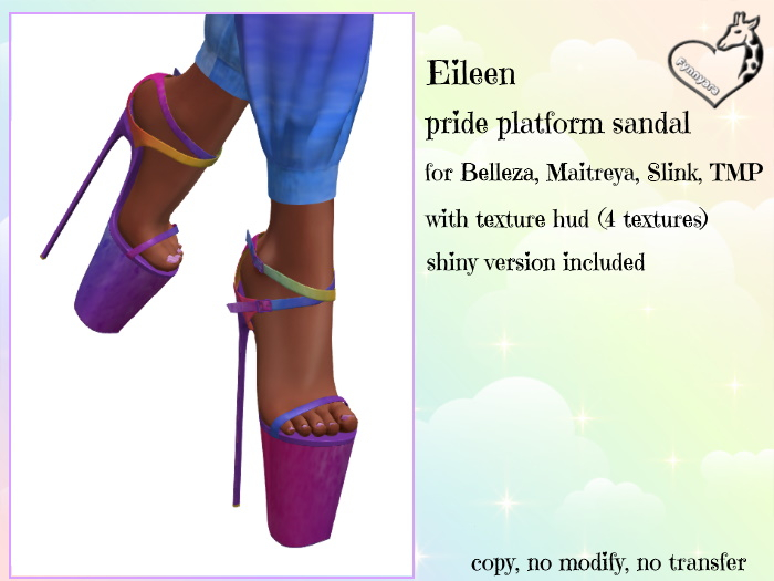 pride platform Sandals Eileen