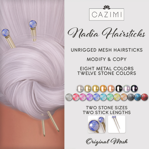 :CAZIMI: Nadia Hairsticks