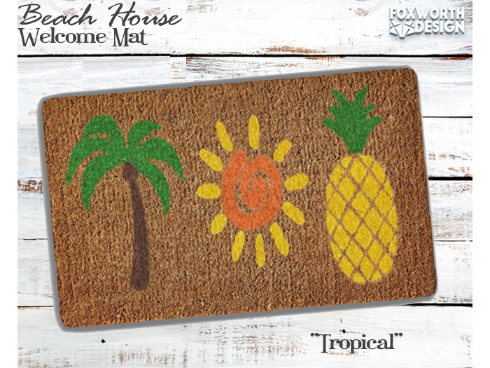 FWD // Welcome Mat // Beach House - Tropical