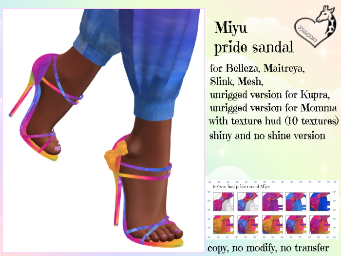 pride Sandals Miyu