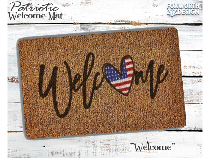 FWD // Welcome Mat // Patriotic - Welcome