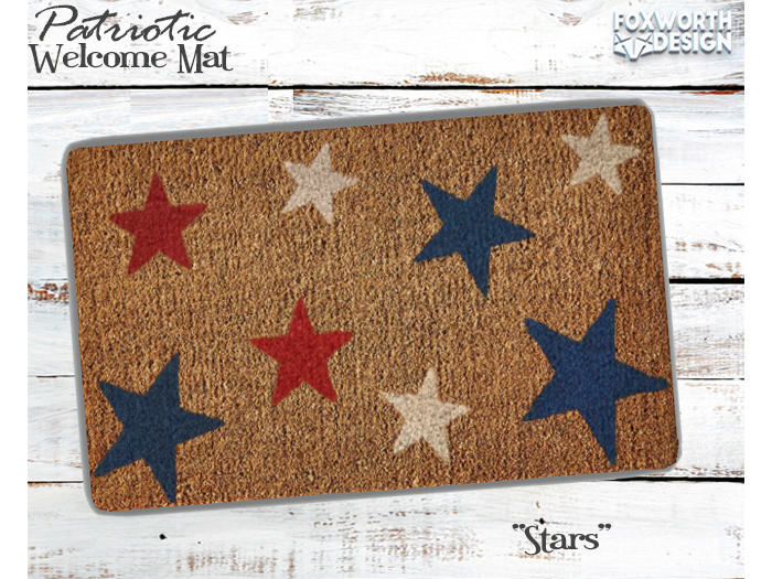 FWD // Welcome Mat // Patriotic - Stars 