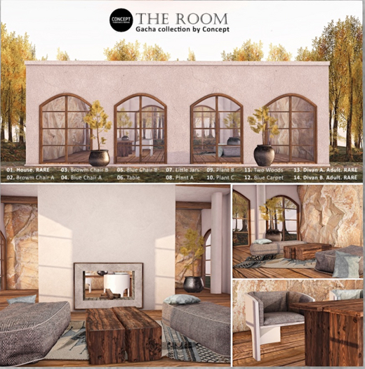 Concept}*01. TheRoom. House. RARE