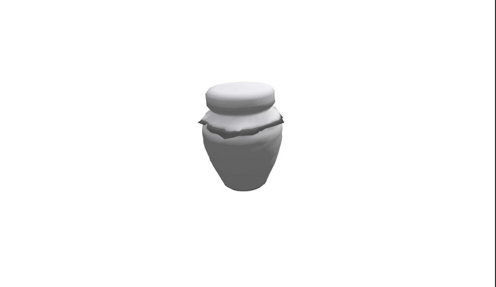 (AURA) BOSK MILK JAR (ware me)