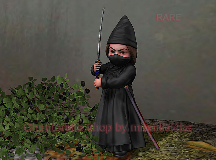 13 Mutresse - Ninja - Garden Lady Gnomes - RARE