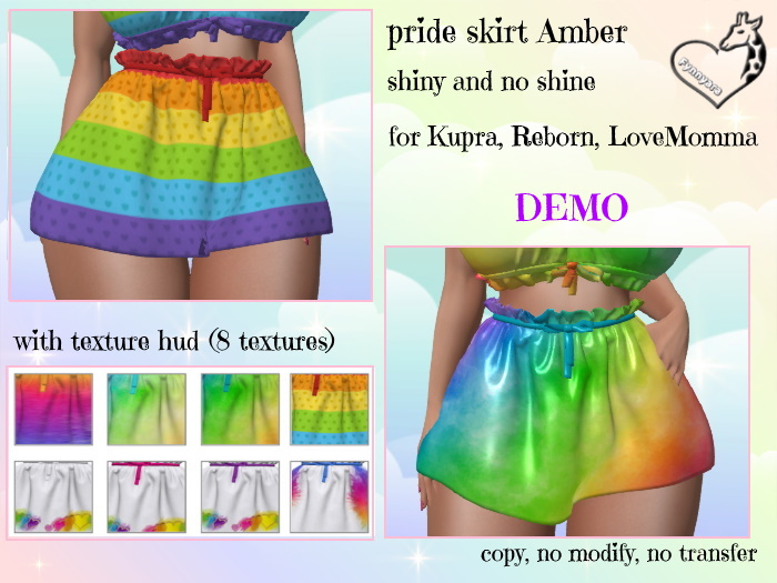 demo pride skirt Amber