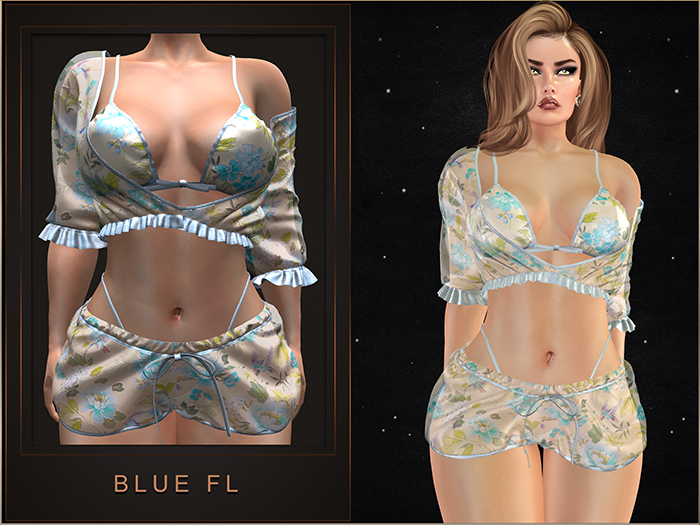 GGVG JUDE SLEEP WEAR BLUE FL