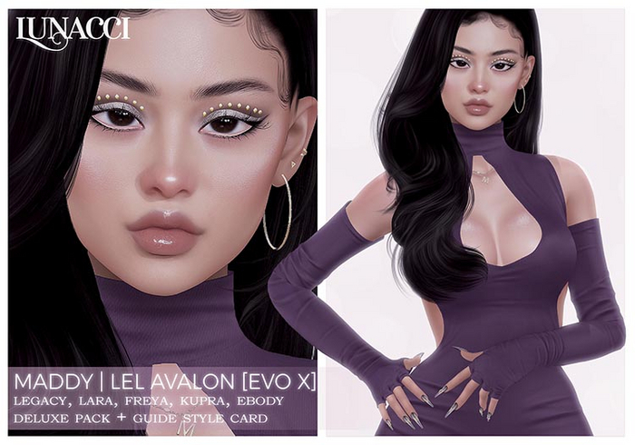 Maddy Shape (Lelutka Avalon) [STYLE CARD + TIPS]