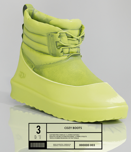 [V] Cozy Boots Neon