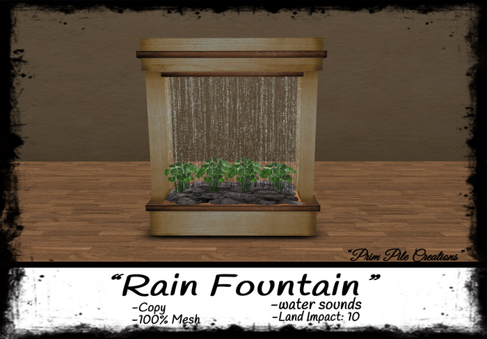 ~PPC~ Rain Fountain BOXED