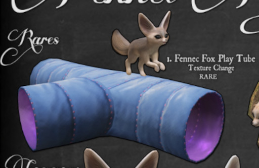 1. *HEXtraordinary* Fennec Fox Play Tube - RARE