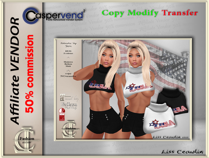 LC Affiliate Vendor [Patriotic] - Jesi Top [1 Vendor]