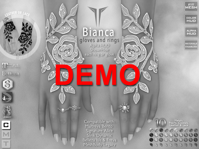 **RE** Bianca Gloves & Rings DEMO