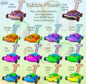 1 DUST: Bubble Mower RARE Rainbow   DUST: Bubble Mower RARE Rainbow