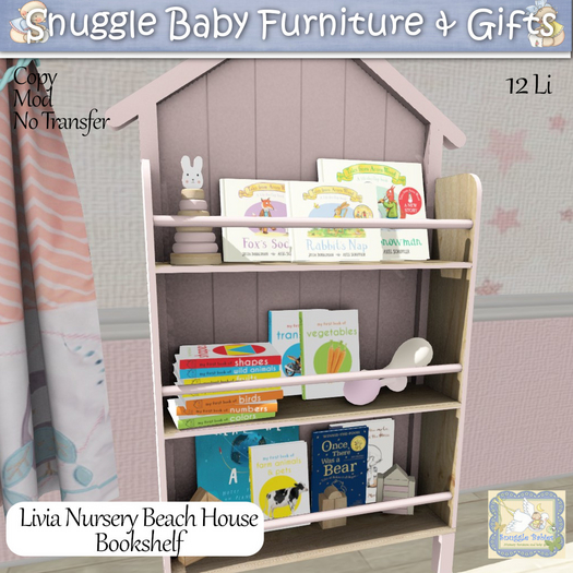 Livia Nursery Beach House Bookshelf 