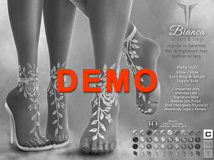 **RE** Bianca Sandals & Rings DEMO