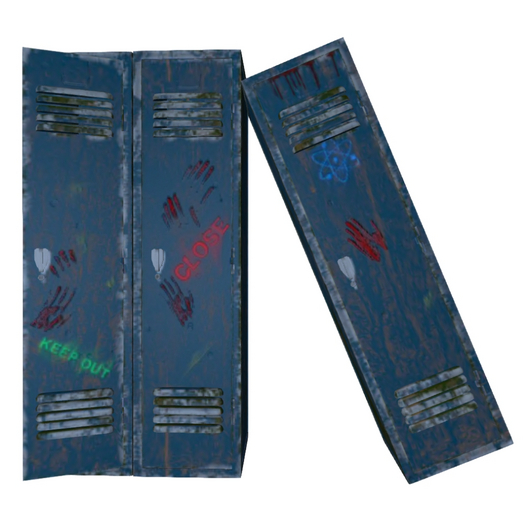 Old metal Locker v5 Mesh