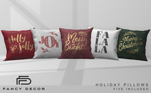 Fancy Decor: Holiday Throw Pillows (add me)