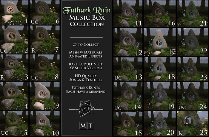 25_ 3rd Eye_ Futhark Ruin Cuddle & Sit_ RARE
