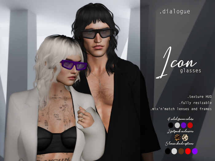 Dialogue ICON glasses FATPACK
