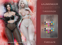 [[ Masoom ]] Domineer Leggings FATPACK - Ebody Reborn, Kupra, Legacy, Legacy Perky, Lara, Lara Petite