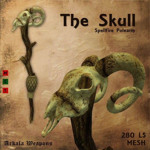 [A-W] Skull  - Polearm Spellfire
