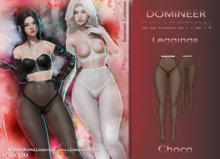 [[ Masoom ]] Domineer Leggings Choco - Ebody Reborn, Kupra, Legacy, Legacy Perky, Lara, Lara Petite