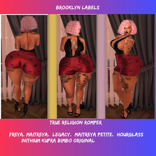 {BROOKLYN LABEL'S}SEXY T.R RUMPER OUTFIT