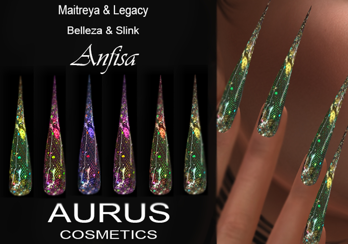 A U R U S - Anfisa Stiletto Bento Nails
