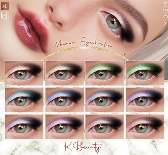 K.BEAUTY - MANON EYESHADOW - LELUTKA EVO - EVO X