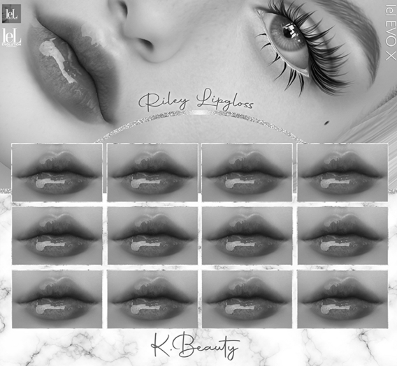 K.BEAUTY - DEMO RILEY  LIPGLOSS - LELUTKA EVO - EVO X