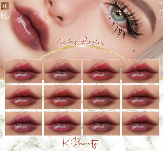 K.BEAUTY - RILEY  LIPGLOSS - LELUTKA EVO - EVO X
