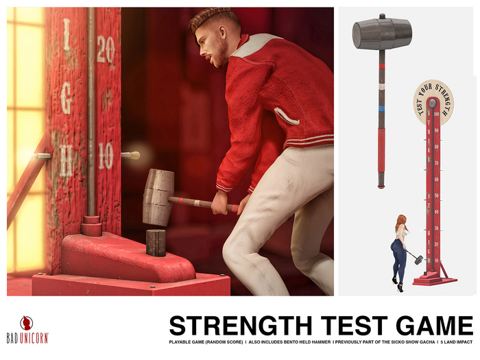 Strength Test Game (Previously - Sicko Show Gacha Set)
