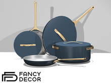 Fancy Decor: Enamel Cookware (Navy)