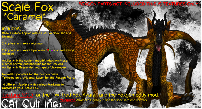 Scale Fox MOD Caramel
