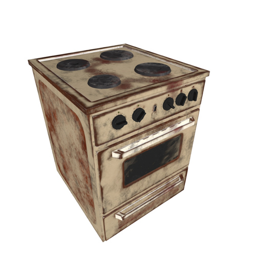 Old electric stove v1 Mesh