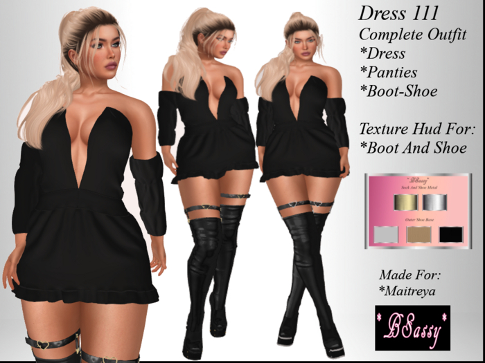 *BSASSY* 111 DRESS OUTFIT COMPLETE*