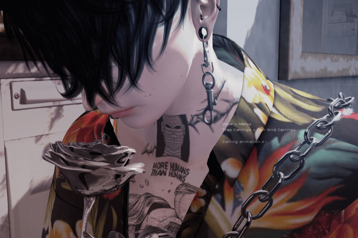 [Dope + Mercy] T and R Earrings_Gold (ADD)