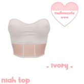 mellowcute-niah top-ivory