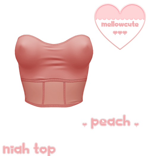 mellowcute-niah top-peach