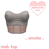 mellowcute-niah top-smoke