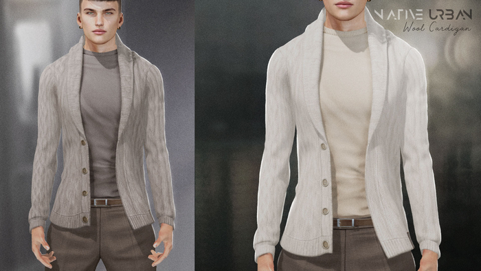 NATIVE URBAN - Wool Cardigan All Colors