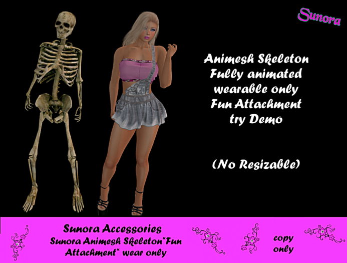 Sunora Animesh Skeleton Fun Attachment